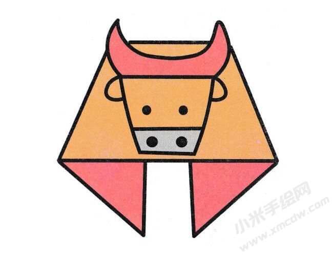 黃牛簡(jiǎn)筆畫分步繪制圖示06.jpg
