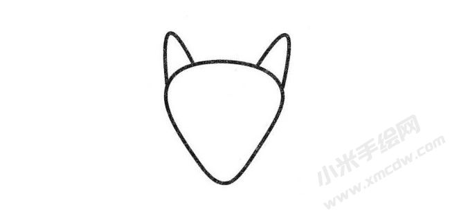 簡(jiǎn)筆畫(huà)狐貍分步畫(huà)法圖示02.jpg