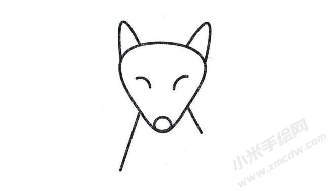 簡(jiǎn)筆畫(huà)狐貍分步畫(huà)法圖示04.jpg