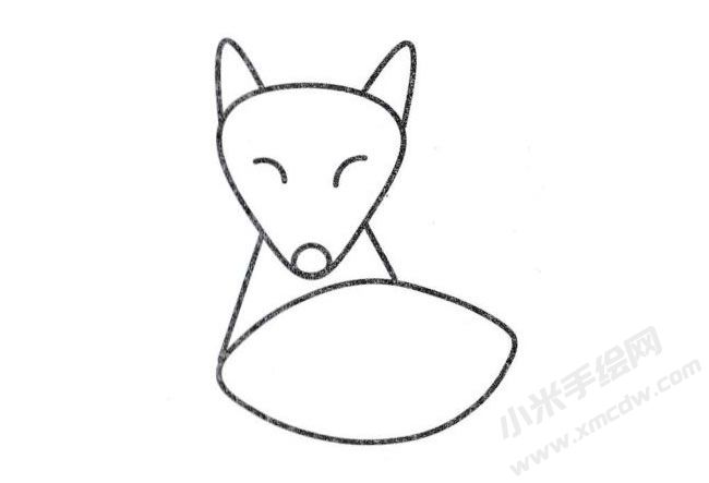 簡(jiǎn)筆畫(huà)狐貍分步畫(huà)法圖示05.jpg