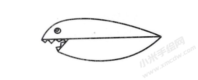 簡(jiǎn)筆畫(huà)鯊魚(yú)畫(huà)法步驟圖示03.jpg