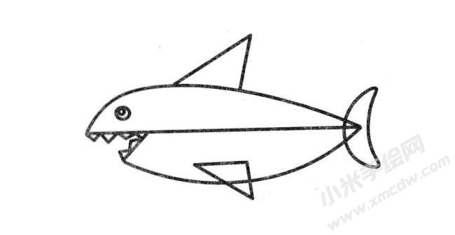 簡(jiǎn)筆畫(huà)鯊魚(yú)畫(huà)法步驟圖示05.jpg