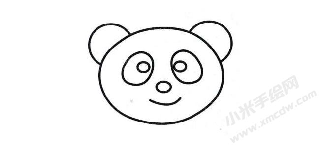 簡(jiǎn)筆畫熊貓畫法步驟圖示03.jpg