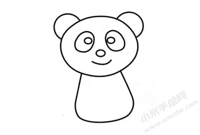 簡(jiǎn)筆畫熊貓畫法步驟圖示04.jpg