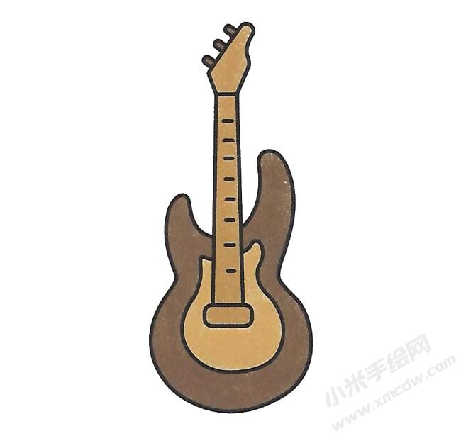 簡(jiǎn)筆畫吉他畫法步驟圖示04.jpg