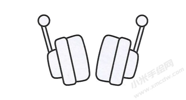 簡(jiǎn)筆畫耳機(jī)畫法步驟圖示02.jpg
