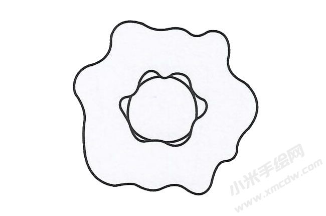 簡(jiǎn)筆畫甜甜圈畫法步驟圖示01.jpg