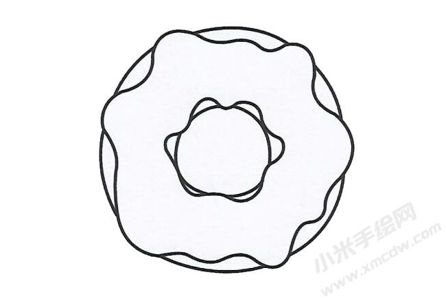 簡(jiǎn)筆畫甜甜圈畫法步驟圖示02.jpg