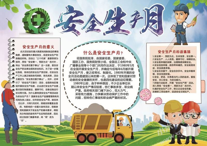 安全生產(chǎn)月手抄報模板有字版（第一版）.jpg