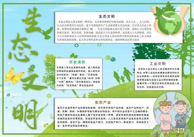 生態(tài)文明手抄報模板有字版.jpg