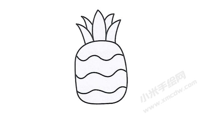 簡(jiǎn)筆畫菠蘿畫法步驟圖示04.jpg
