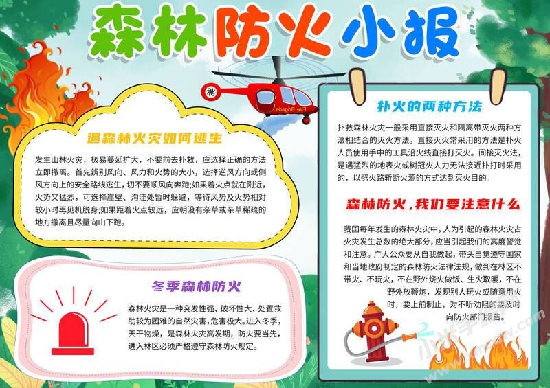 森林防火小報(bào)模板有字版.jpg