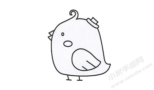 簡(jiǎn)筆畫小鳥畫法步驟圖示05.jpg