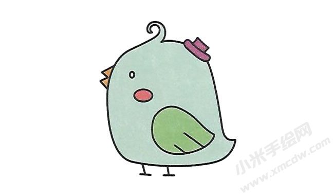 簡(jiǎn)筆畫小鳥畫法步驟圖示06.jpg