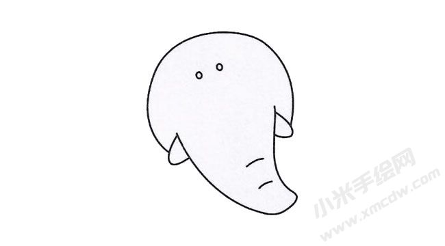 簡(jiǎn)筆畫大象畫法步驟圖示03.jpg