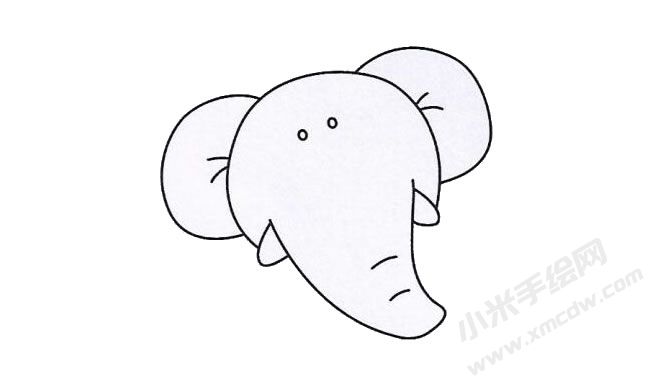 簡(jiǎn)筆畫大象畫法步驟圖示04.jpg