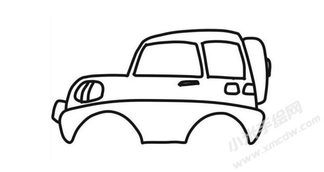 吉普車簡筆畫分步繪制圖示05.jpg