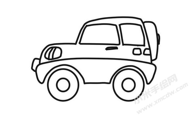 吉普車簡筆畫分步繪制圖示06.jpg