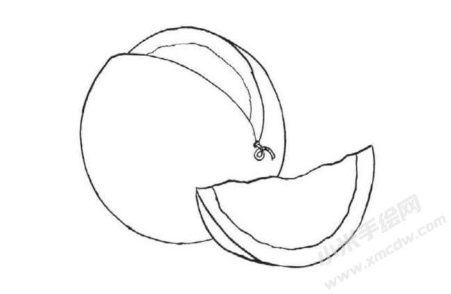 切開(kāi)的西瓜簡(jiǎn)筆畫(huà)分步繪制圖示04.jpg