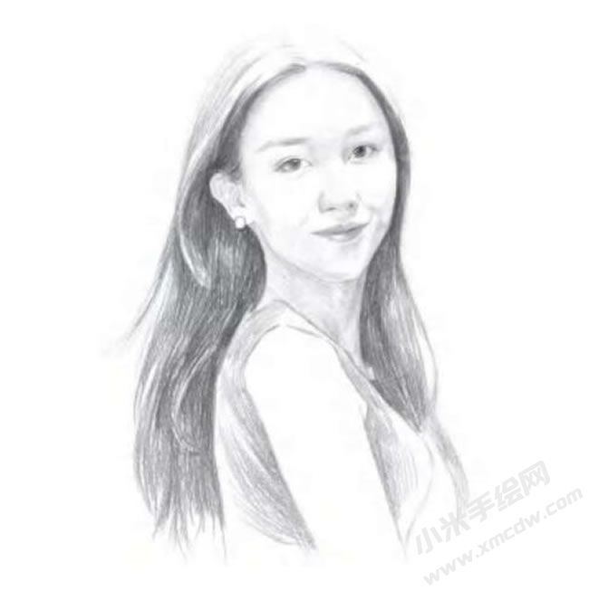 優(yōu)雅的美女素描畫法步驟圖示04.jpg