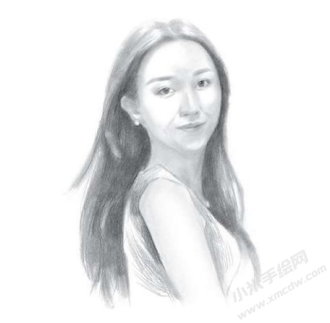 優(yōu)雅的美女素描畫法步驟圖示05.jpg