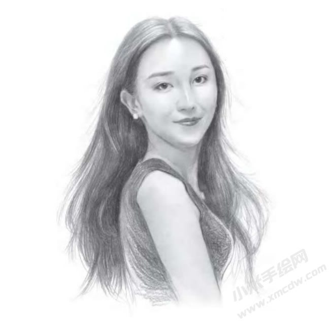 優(yōu)雅的美女素描畫法步驟圖示06.jpg