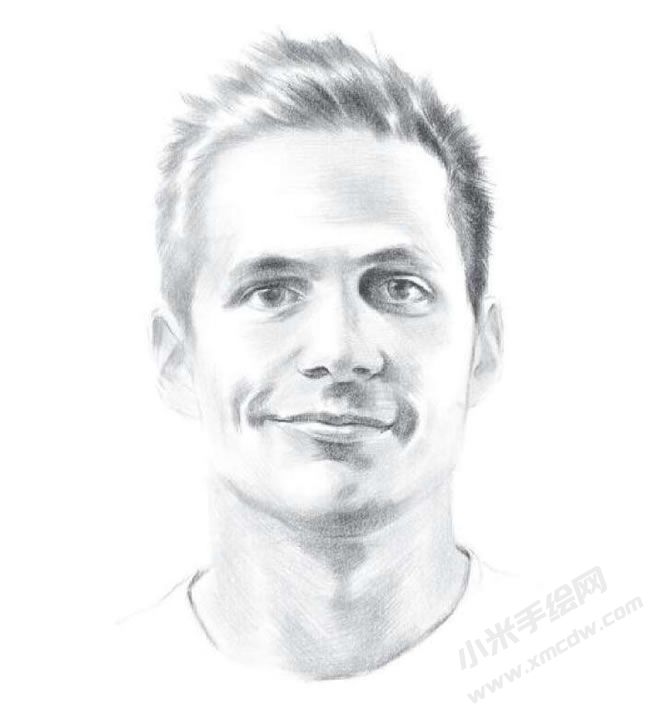 外國帥哥素描畫法步驟圖示07.jpg