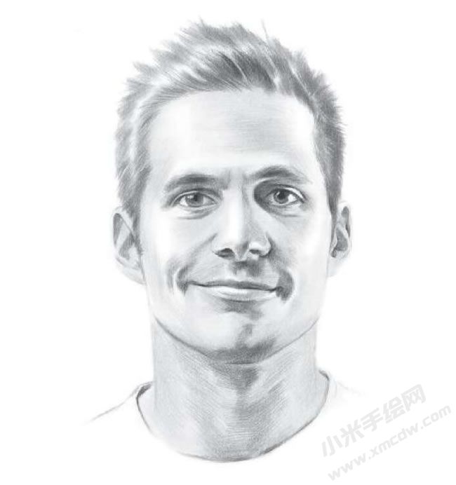 外國帥哥素描畫法步驟圖示08.jpg