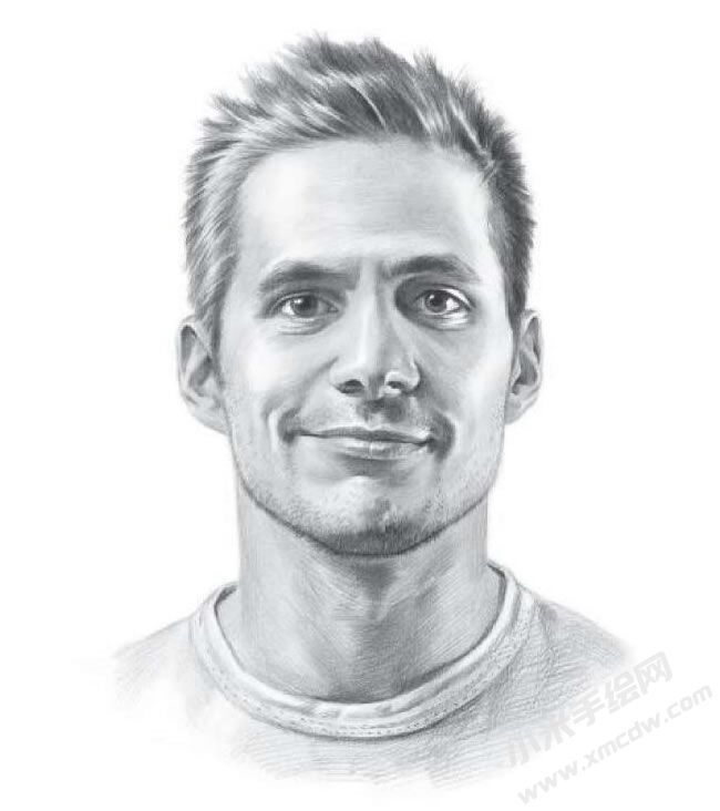 外國帥哥素描畫法步驟圖示10.jpg
