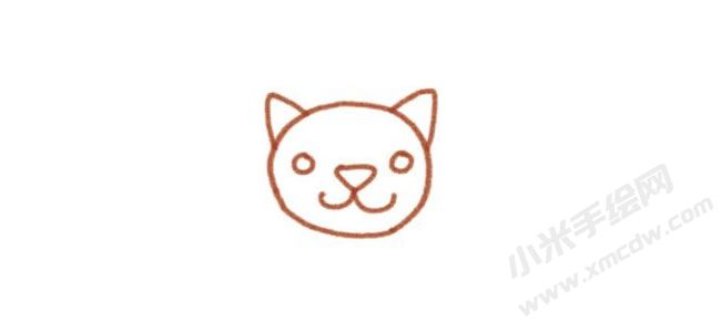 小貓幼兒簡筆畫分步畫法圖示02.jpg