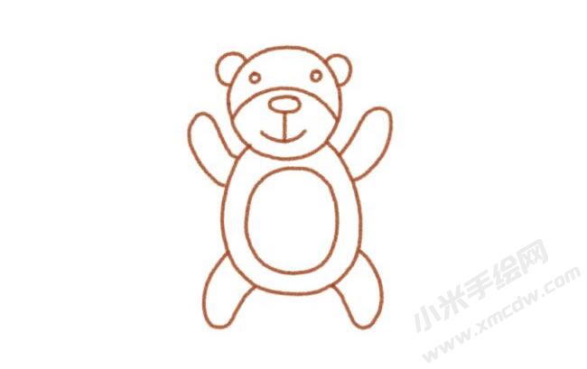 狗熊幼兒簡(jiǎn)筆畫(huà)分步畫(huà)法圖示03.jpg