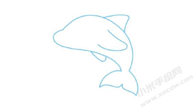 海豚幼兒簡筆畫分步畫法圖示04.jpg