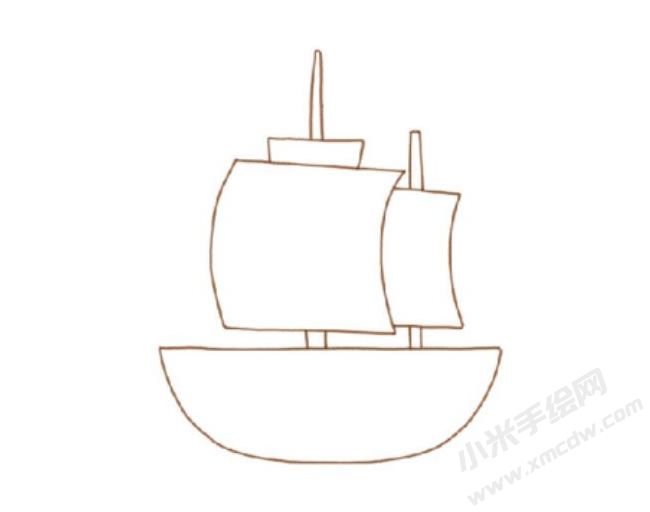 海盜船幼兒簡(jiǎn)筆畫分步畫法圖示03.jpg