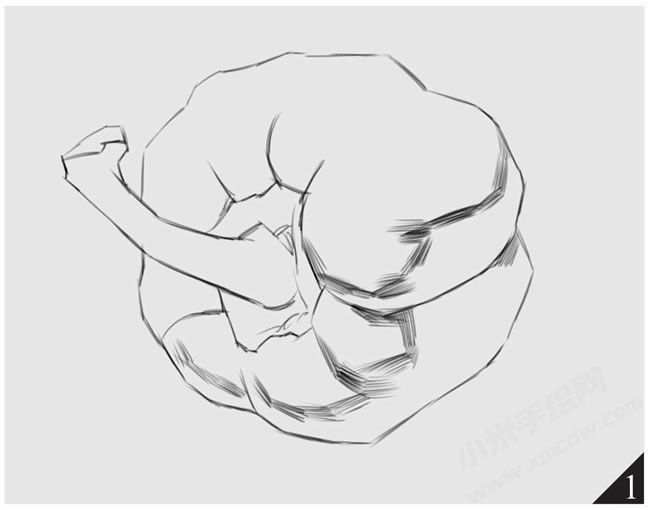 素描彩椒的畫法步驟圖示01.jpg