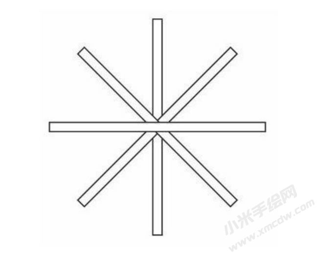 雪花幼兒簡筆畫分步繪制圖示01.jpg