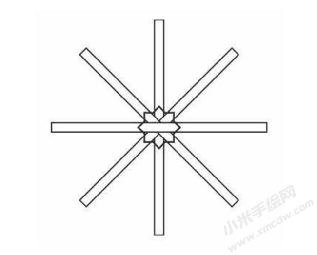 雪花幼兒簡筆畫分步繪制圖示02.jpg
