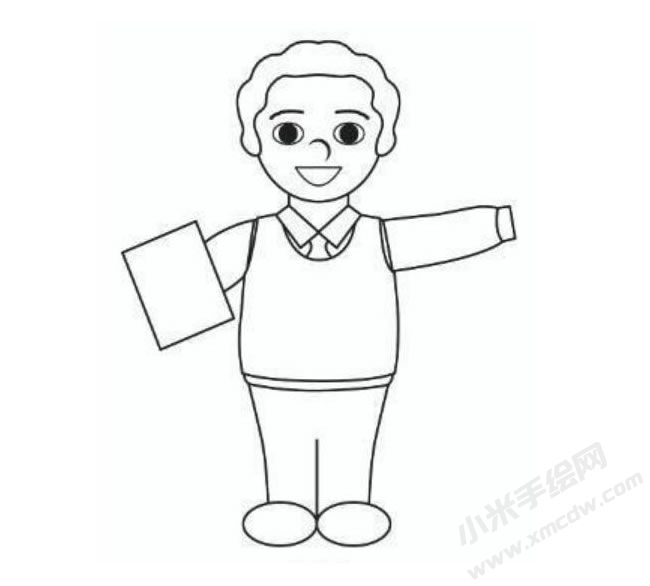 數(shù)學(xué)老師簡(jiǎn)筆畫分步繪制圖示03.jpg