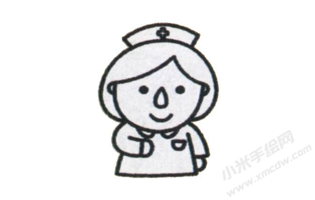 護(hù)士簡(jiǎn)筆畫(huà)繪制步驟圖示03.jpg