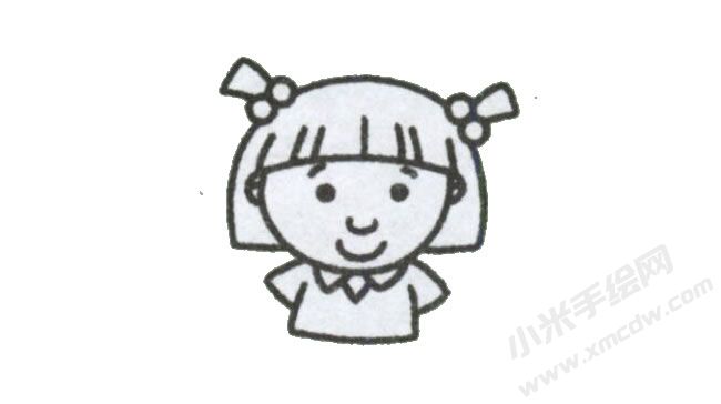 簡筆畫女孩畫法步驟圖示02.jpg