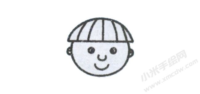 簡(jiǎn)筆畫男孩畫法步驟圖示02.jpg