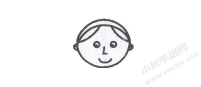 簡筆畫媽媽畫法步驟圖示01.jpg