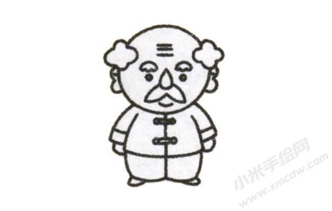 簡(jiǎn)筆畫爺爺畫法步驟圖示05.jpg