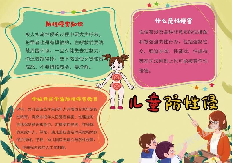 兒童防性侵手抄報內(nèi)容模板有字版.jpg
