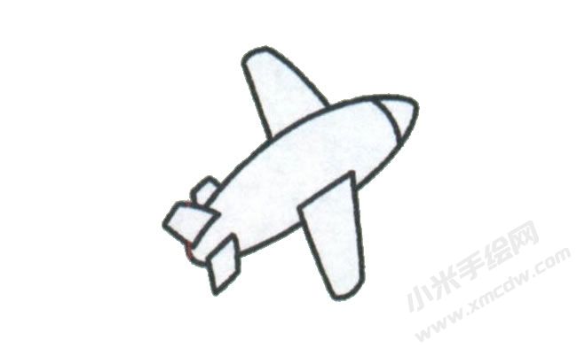 簡筆畫飛機畫法步驟圖示04.jpg