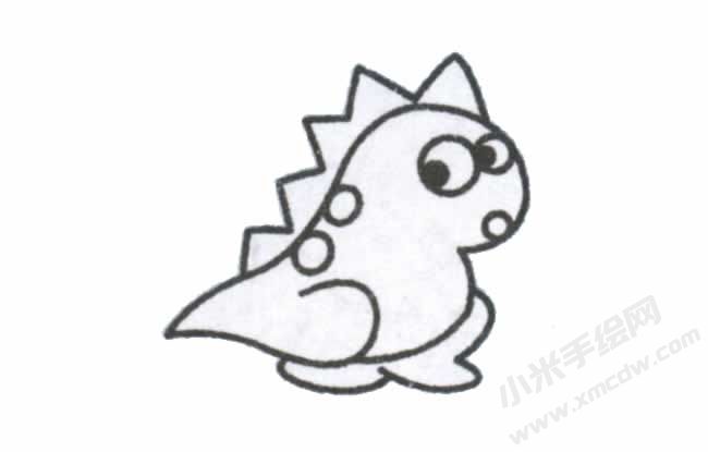 恐龍幼兒簡筆畫繪制步驟圖示05.jpg