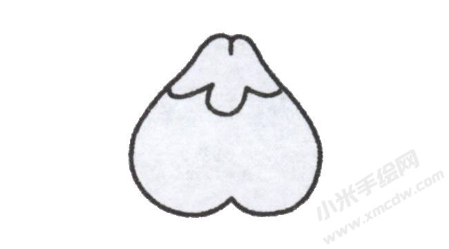 桃子幼兒簡筆畫繪制步驟圖示02.jpg