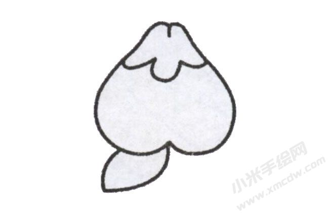 桃子幼兒簡筆畫繪制步驟圖示03.jpg