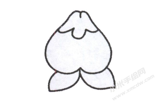 桃子幼兒簡筆畫繪制步驟圖示04.jpg