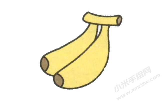 香蕉幼兒簡(jiǎn)筆畫繪制步驟圖示06.jpg