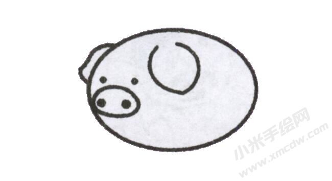 小豬幼兒簡(jiǎn)筆畫繪制步驟圖示03.jpg